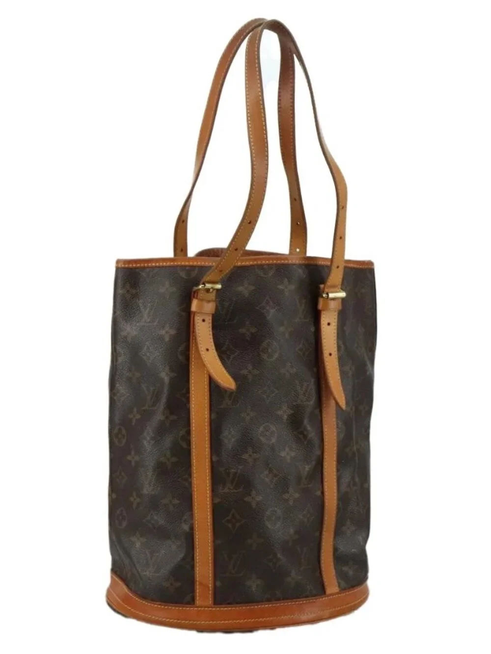 LOUIS VUITTON Monogram Bucket GM Shoulder Bag M42236 LV Auth